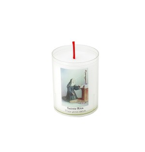 Veilleuse photophore Sainte Rita | BOUGIE