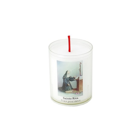 Veilleuse photophore Sainte Rita | BOUGIE