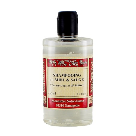 Shampoing au miel et sauge - 250 mL | GANAGOBIE (Abbaye Notre-Dame de)