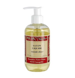 Savon liquide Amande douce - 250 mL | GANAGOBIE (Abbaye Notre-Dame de)