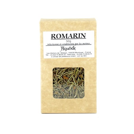 Romarin en Vrac pour infusion ou cuisine - 50 g |  AIGUEBELLE (Abbaye Notre-Dame d')