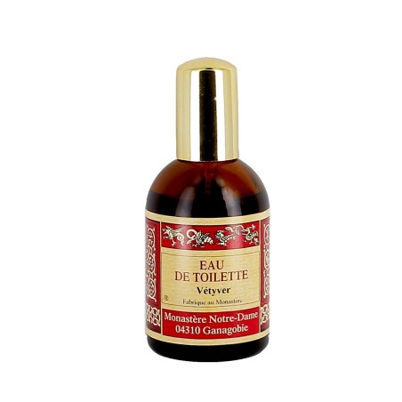 Eau de toilette de vétyver avec vaporisateur - 110 mL | GANAGOBIE (Abbaye Notre-Dame de)