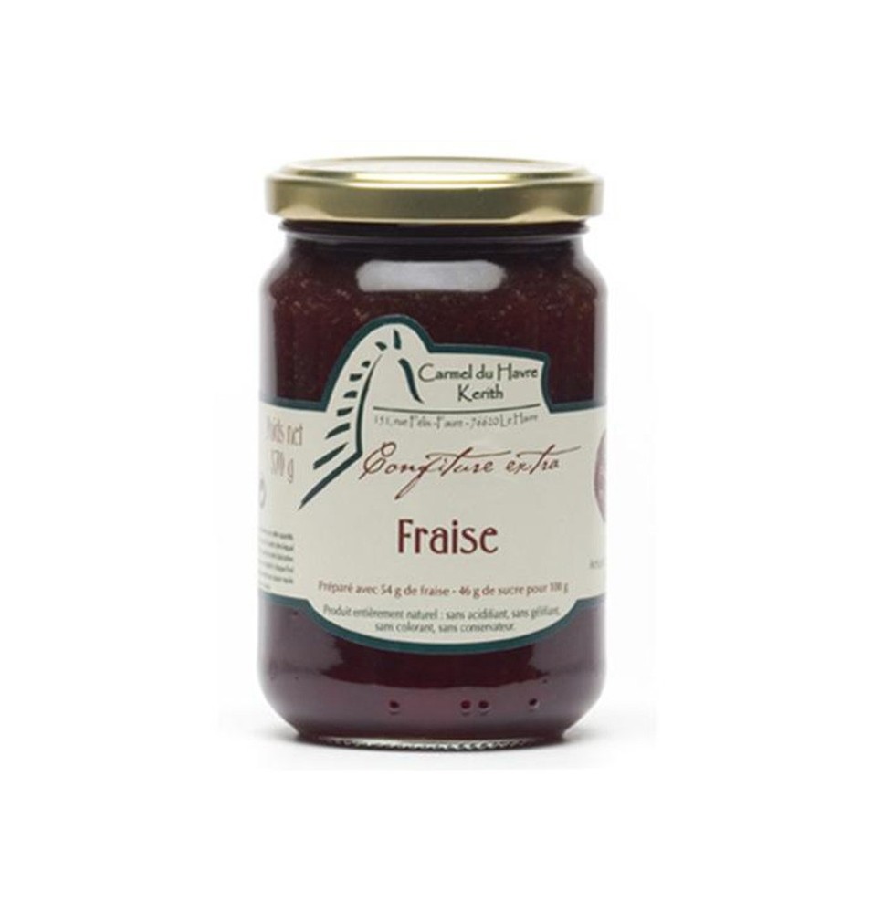 Confiture de Fraises - 370 g | HAVRE KERITH (Carmel du)