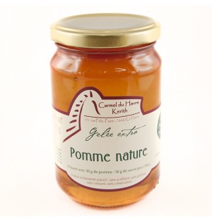 Gelée de pomme nature - 370 g | HAVRE KERITH (Carmel du)
