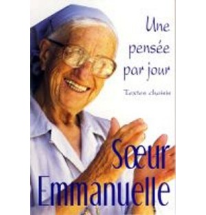 Une Pensée par Jour - Soeur Emmanuelle | LIVRE