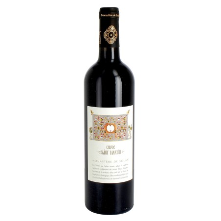 Vin rouge IGP Saint Martin bio - 75 cL | SOLAN (Monastère de la Protection de la Mère de Dieu de)