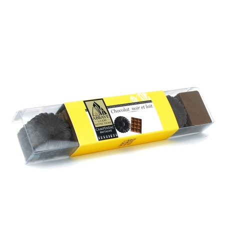 Étui de 30 chocolats Noirs et au Lait - 175 g | CAMPÉNÉAC (Abbaye de la Joie-Notre-Dame de)
