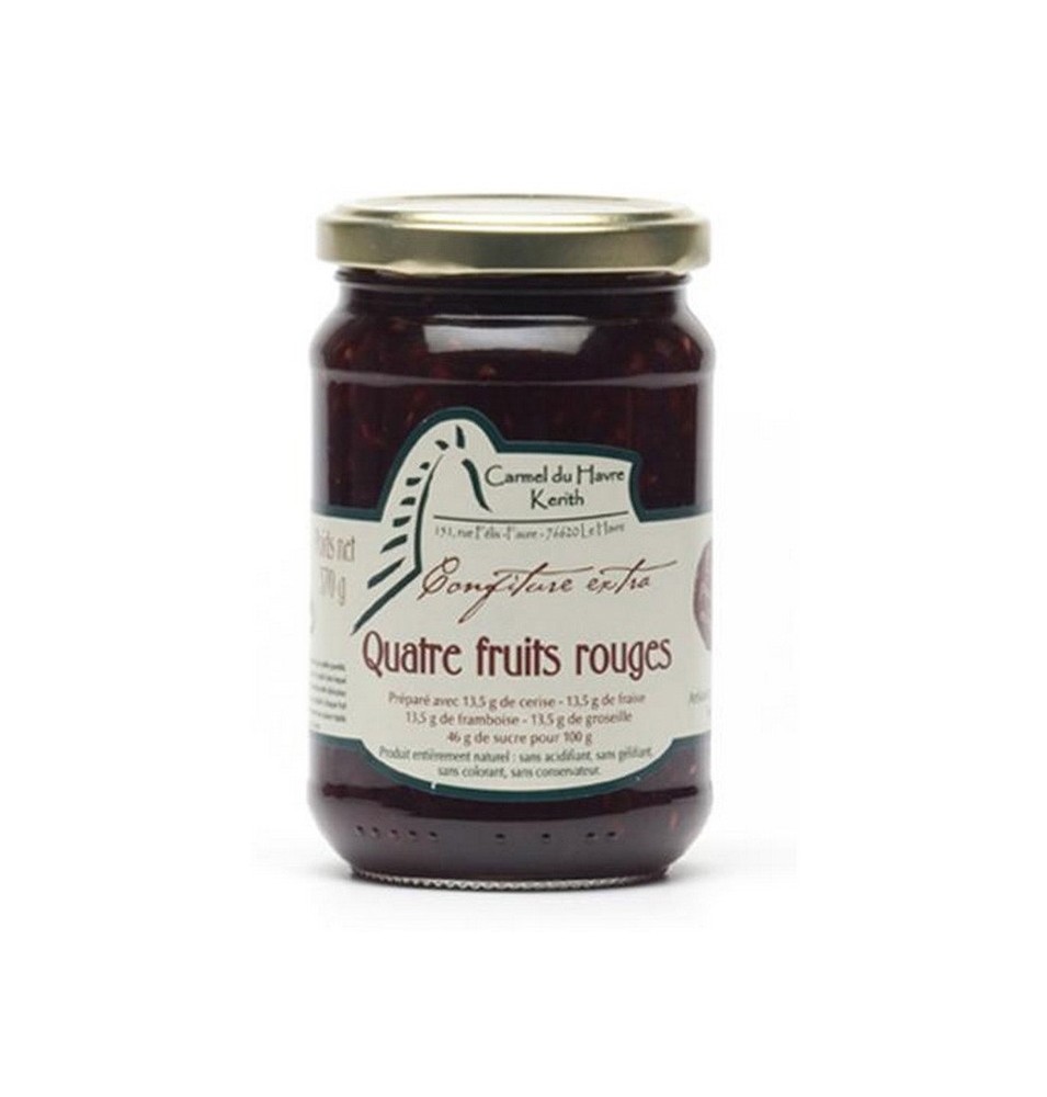 DATE DEPASSEE - Confiture aux 4 Fruits rouges | HAVRE KERITH (Carmel du)