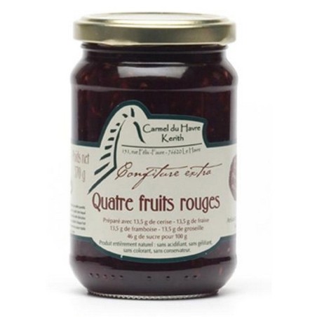 DATE DEPASSEE - Confiture aux 4 Fruits rouges | HAVRE KERITH (Carmel du)
