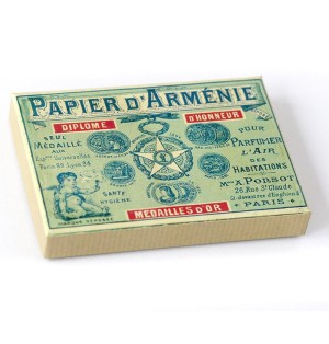 Boîte pour carnet de bandes à brûler | PAPIER D'ARMENIE