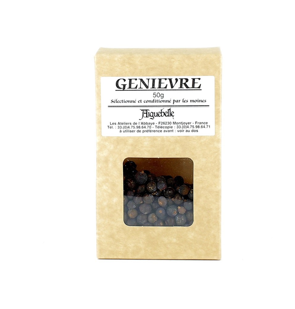 Baies de genièvre Pour la Cuisine ou en Infusion |  AIGUEBELLE (Abbaye Notre-Dame d')