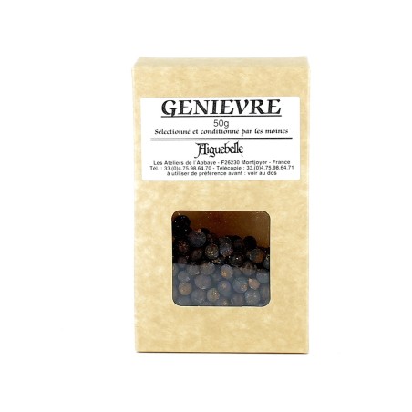 Baies de genièvre Pour la Cuisine ou en Infusion |  AIGUEBELLE (Abbaye Notre-Dame d')