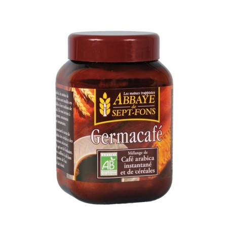 café arabica instantané Germacafé BIO et équitable - 100 g | SEPT-FONS (Abbaye Notre-Dame de)