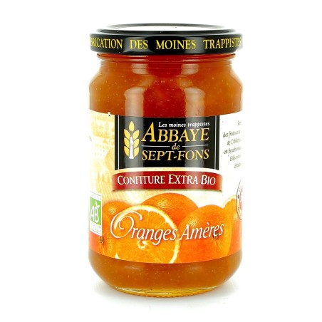 Confiture extra d'Orange amère BIO - 370 g | SEPT-FONS (Abbaye Notre-Dame de)