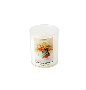 Veilleuse photophore Saint Christophe | BOUGIE