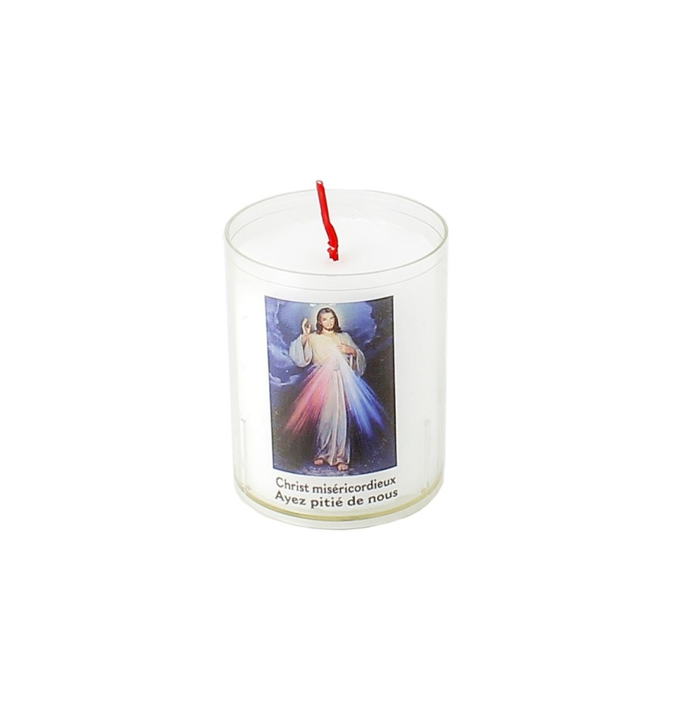 Veilleuse photophore Christ Miséricordieux | BOUGIE