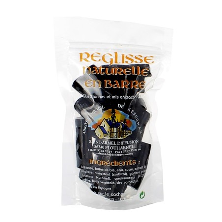 Petits bâtons de réglisse tonique et doux - 100 g | KERGONAN (Abbaye Saint-Michel de)