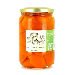 Abricots au naturel - oreillons (R1AB) - 720 g | ROSANS (Abbaye Notre-Dame de Miséricorde)