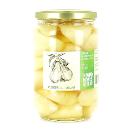 Poires au naturel - (R1PN) - 710 g | ROSANS (Abbaye Notre-Dame de Miséricorde)