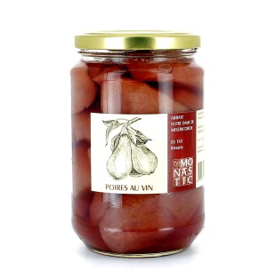 Poires au vin - (R3PV) - 730 g | ROSANS (Abbaye Notre-Dame de Miséricorde)