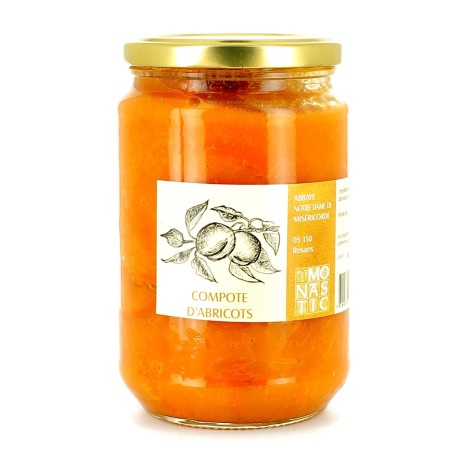 Compote d'Abricots - (R2CA) - 760 g | ROSANS (Abbaye Notre-Dame de Miséricorde)