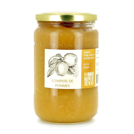 Compote de Pommes - (R2PO) - 730 g | ROSANS (Abbaye Notre-Dame de Miséricorde)