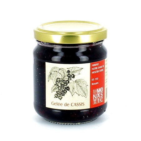 Gelée de Cassis - (R4C250) - 235 g | ROSANS (Abbaye Notre-Dame de Miséricorde)