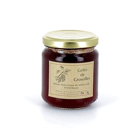 Gelée de Groseilles - (R4G250) - 235 g | ROSANS (Abbaye Notre-Dame de Miséricorde)