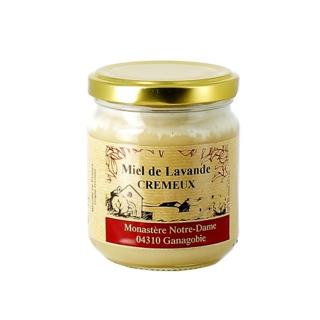 Miel crémeux de lavande - 250 mL | GANAGOBIE (Abbaye Notre-Dame de)