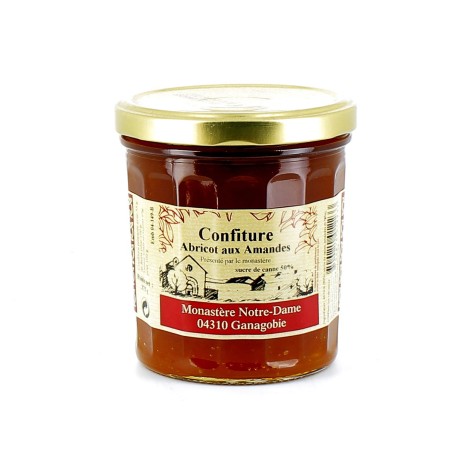 Confiture d'abricot aux amandes - 375 g | GANAGOBIE (Abbaye Notre-Dame de)