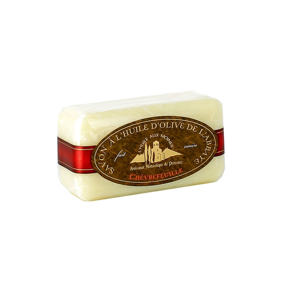 Savon à l'huile d'Olive et au Chèvrefeuille - (BA-PSX1005) - 170 g | BARROUX (Abbaye Sainte-Madeleine du)