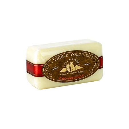 Savon à l'huile d'Olive et au Chèvrefeuille - (BA-PSX1005) - 170 g | BARROUX (Abbaye Sainte-Madeleine du)