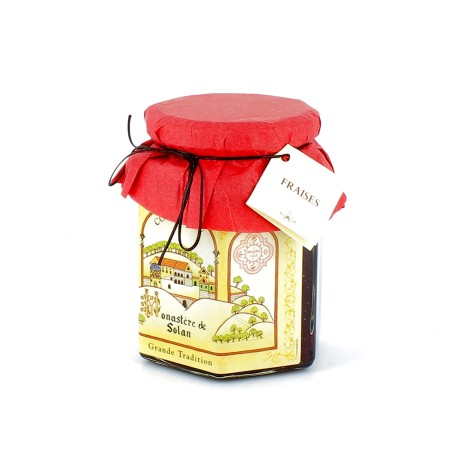 Confiture de fraises bio - 300 g | SOLAN (Monastère de la Protection de la Mère de Dieu de)