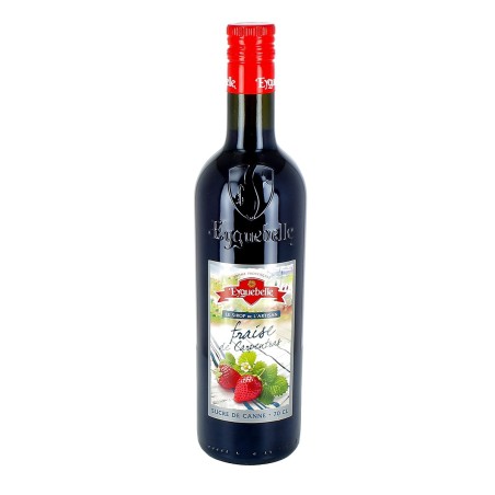Sirop de Fraise de Carpentras - 70 cL | EYGUEBELLE (lié à l'Abbaye d'Aiguebelle)