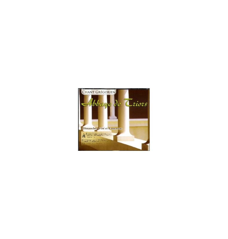 Chants Grégorien dimanches (CD) | TRIORS (Abbaye Notre-Dame de)