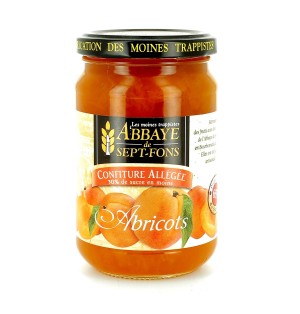 Confiture allégée d'abricots - 350 g | SEPT-FONS (Abbaye Notre-Dame de)