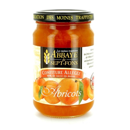 Confiture allégée d'abricots - 350 g | SEPT-FONS (Abbaye Notre-Dame de)