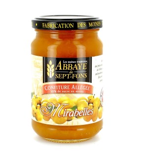 Confiture allégée de mirabelles - 350 g | SEPT-FONS (Abbaye Notre-Dame de)