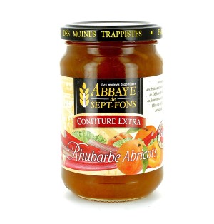 Confiture extra de Rhubarbe et d'Abricot - 370 g | SEPT-FONS (Abbaye Notre-Dame de)