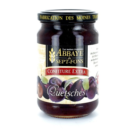 Confiture extra de quetsches - 370 g | SEPT-FONS (Abbaye Notre-Dame de)