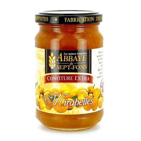 Confiture extra de mirabelles - 370 g | SEPT-FONS (Abbaye Notre-Dame de)