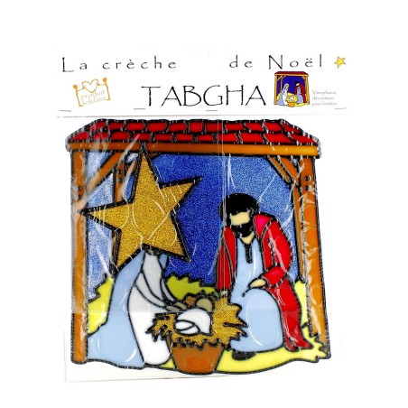 Vitrophanie la Crèche de Noël | TABGHA