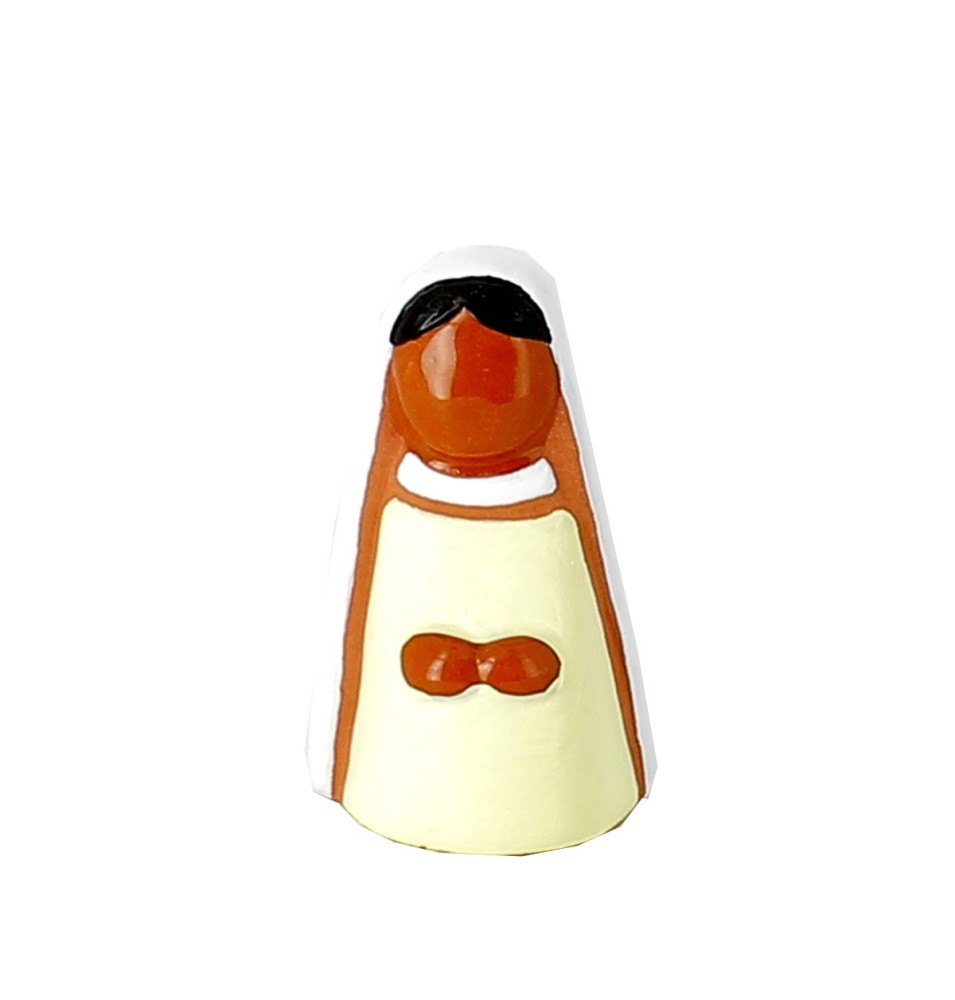 CRECHE B2 N°05 - Marie - Santons en terre cuite (6cm) | JOUARRE (Abbaye Notre-Dame de)