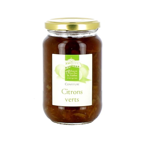 Confiture de Citron Vert - (JO-ccv) - 430 g | JOUQUES (Abbaye Notre-Dame-de-Fidélité de)