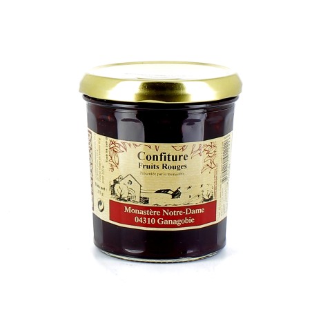 Confiture aux fruits rouges - 375 g | GANAGOBIE (Abbaye Notre-Dame de)