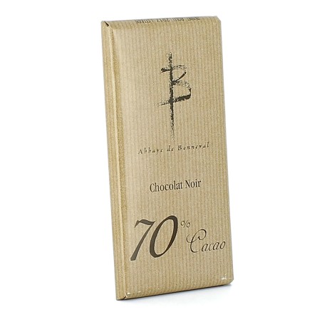 Tablette de chocolat Noir 70% - 100 g | BONNEVAL (Abbaye Notre-Dame de)