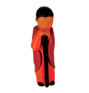 CRECHE B3 - Joseph - Santons en terre cuite (38cm) | JOUARRE (Abbaye Notre-Dame de)