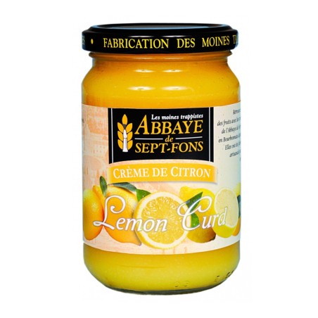 Crème de citron Lemon Curd - 350 g | SEPT-FONS (Abbaye Notre-Dame de)