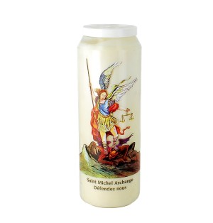Bougie de neuvaine Saint Michel | BOUGIE