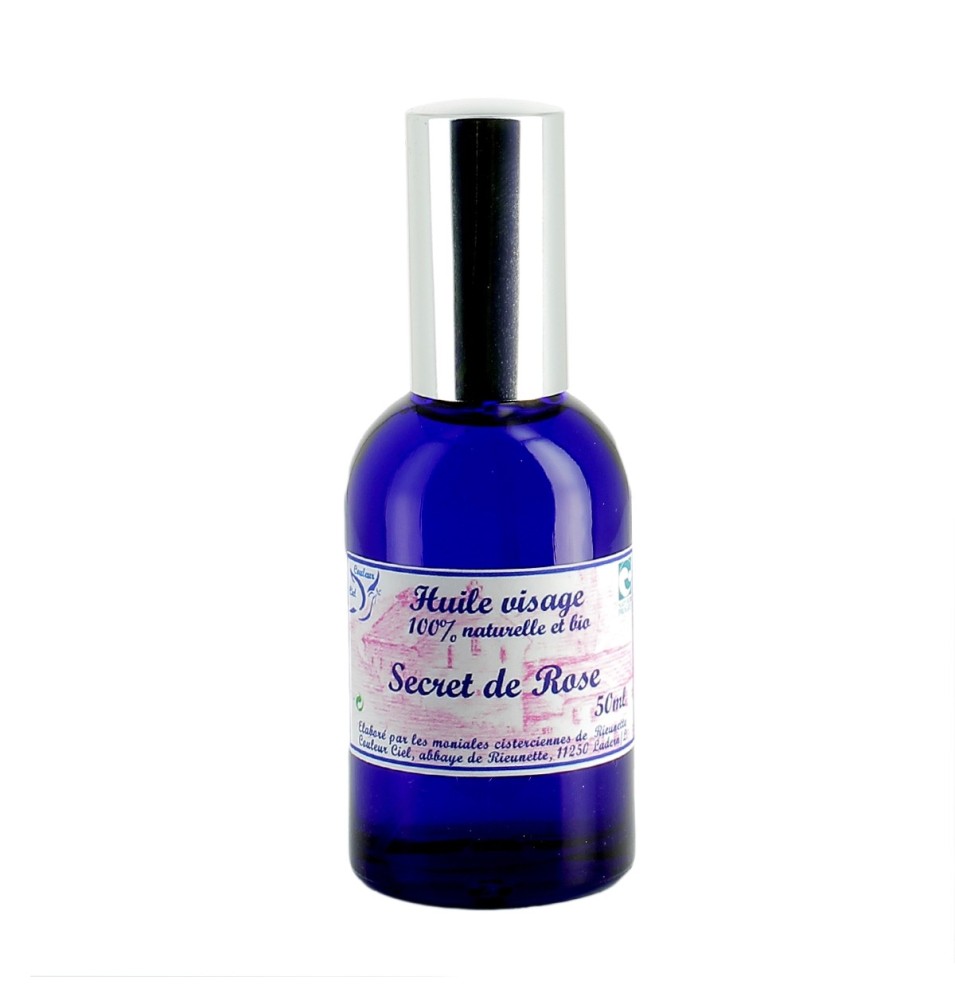 Huile végétale bio Secret de Rose pour le visage